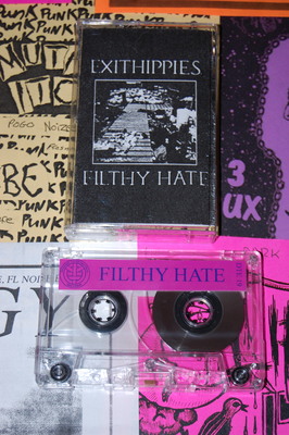 Exit Hippies / Filthy Hate Split Cassette