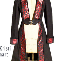 Evil Queen Pirate Princess cosplay circus coat by Kristi Smart - Thumbnail 3