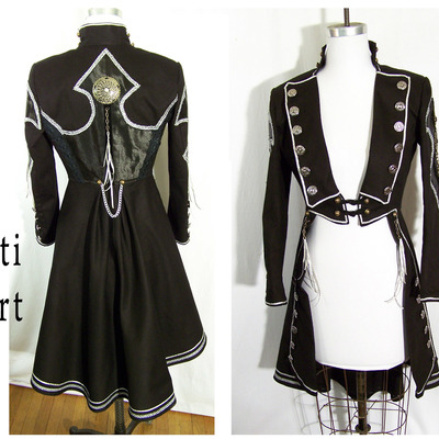 Wild wild west steamcon steampunk coat by kristi smart