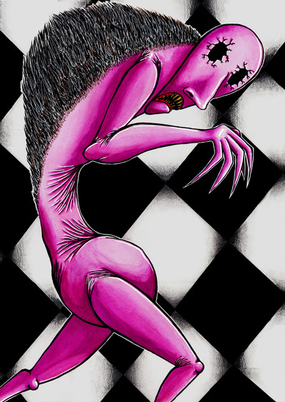 "Mental Monster 8: Sensory Processing Disorder" 8.5''x11'' Print