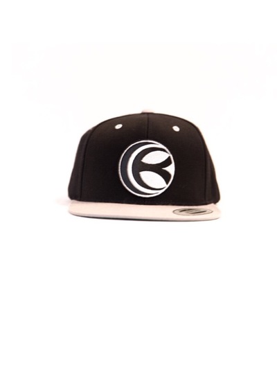"CB" Patch Snap Back: Black & Gray