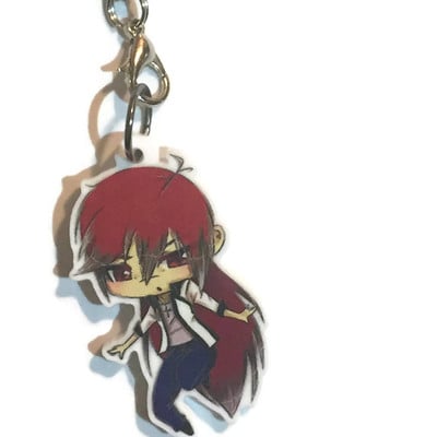 Chibi lowell, mc, and/or connor 1.5" acrylic charms/keychain - Thumbnail 3