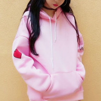 PINKY HEART SLEEVE HOODIE - Thumbnail 2