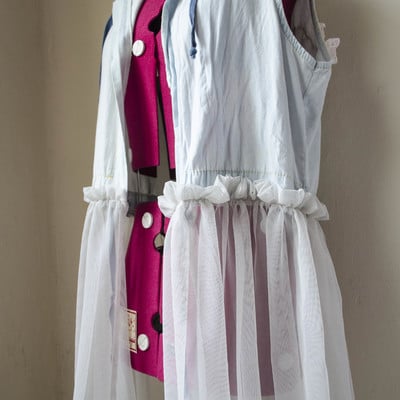  "clouds's hugs" cultparty-kei waistcoat