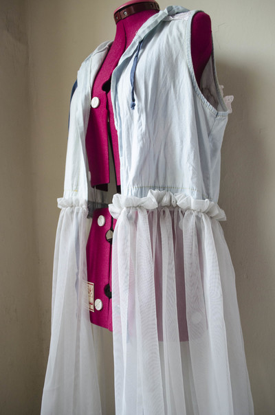  "Clouds's hugs" cultparty-kei Waistcoat