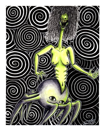 "Mental Monster 7: Borderline Personality Disorder" 4''x6'' Print