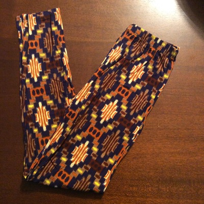 Bright aztec leggings