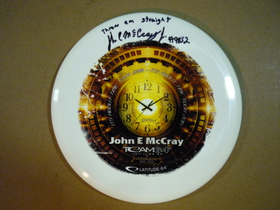 Decodye Gold Line Claymore - John E. McCray Signature Discs and Signed