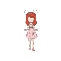 Disneybound Ariel Fan 2 (Color Options) - Thumbnail 1