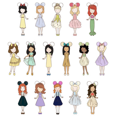 Disneybound princesses print - Thumbnail 2