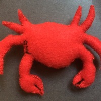 'The Crab' custom catnip toy! - Thumbnail 1