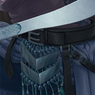Tiefling & the masks print