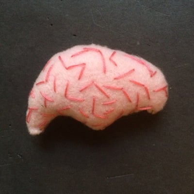 'the brain' custom catnip toy!