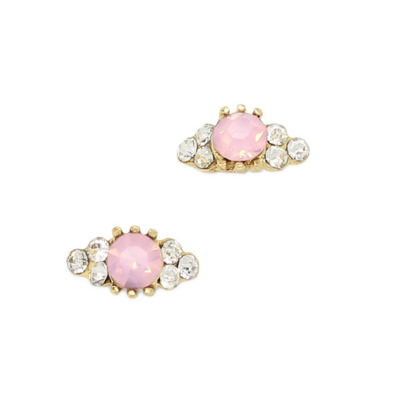 Pink tiara w/ gems- silver - Thumbnail 5