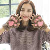 Cute cartoon cat paw gloves - Thumbnail 4