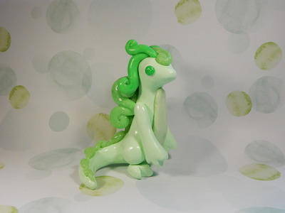 Light Green Glitter Dragon