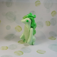 Light Green Glitter Dragon - Thumbnail 1