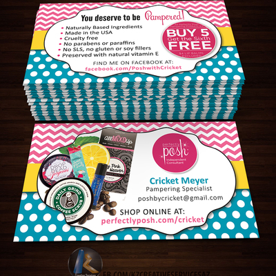 Perfectly posh business cards - 1