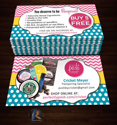 PERFECTLY POSH BUSINESS CARDS - 1