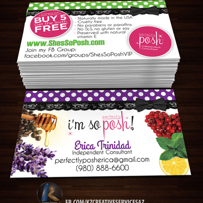 Perfectly posh business cards - 3