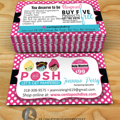 Perfectly posh business cards - 4