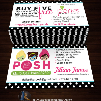 Perfectly posh business cards - 5