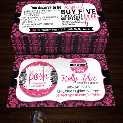 Perfectly posh business cards - 7