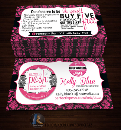 PERFECTLY POSH BUSINESS CARDS - 7