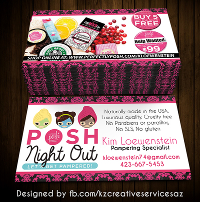 PERFECTLY POSH BUSINESS CARDS - 9