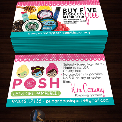 Perfectly posh business cards - 10