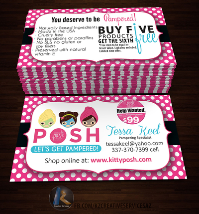 PERFECTLY POSH BUSINESS CARDS - 14