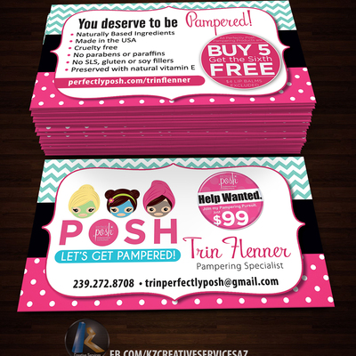 Perfectly posh business cards - 16