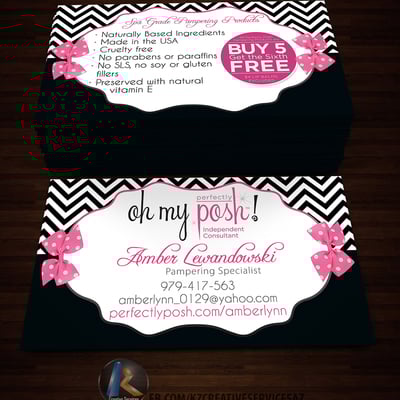 Perfectly posh business cards - 19