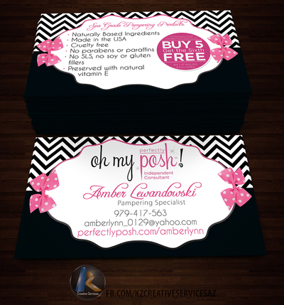 PERFECTLY POSH BUSINESS CARDS - 19