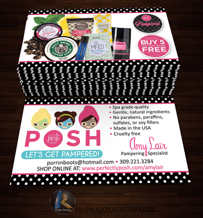 PERFECTLY POSH BUSINESS CARDS - 21
