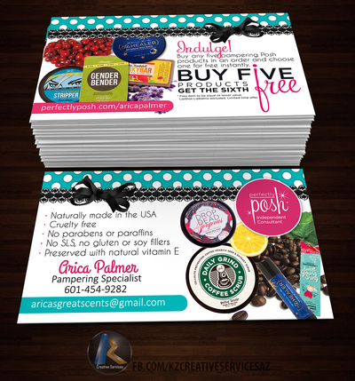 PERFECTLY POSH BUSINESS CARDS - 22