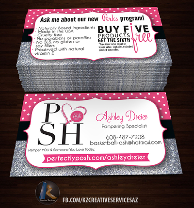 PERFECTLY POSH BUSINESS CARDS - 23