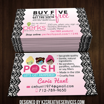 Perfectly posh business cards - 27