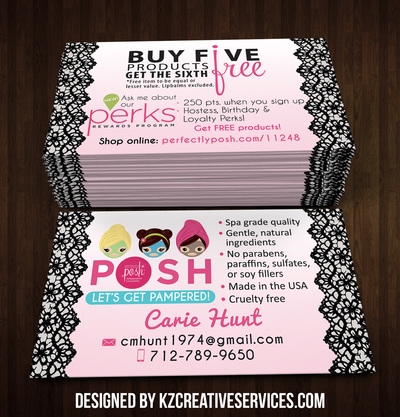 PERFECTLY POSH BUSINESS CARDS - 27