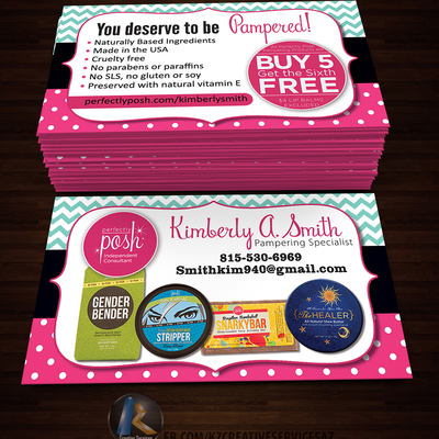 Perfectly posh business cards - 26