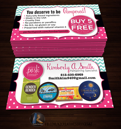 PERFECTLY POSH BUSINESS CARDS - 26