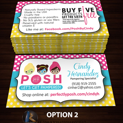 Perfectly posh business cards - 29