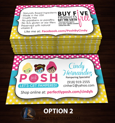 PERFECTLY POSH BUSINESS CARDS - 29