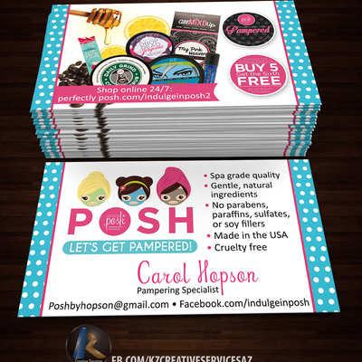Perfectly posh business cards - 28