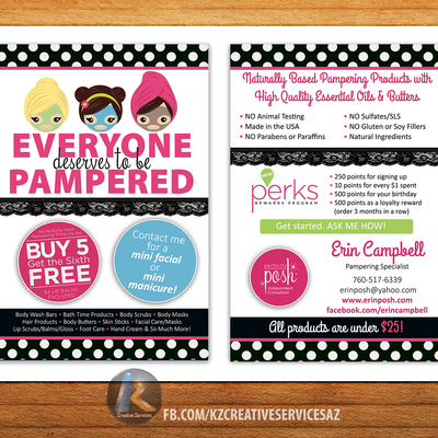 Perfectly posh - 4"x6" blitz cards