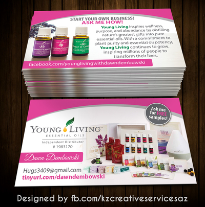 Young Living Business Card - 3