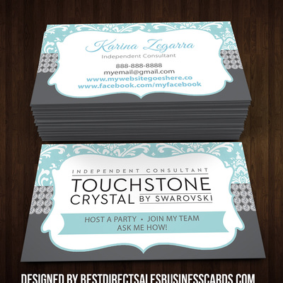 Touchstone crystal business card - 1