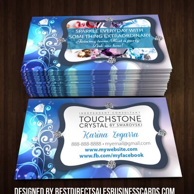 Touchstone crystal business card - 5