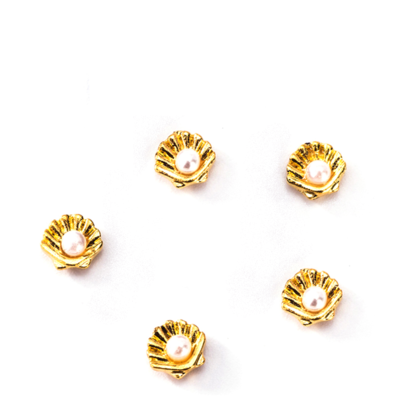 Pearl and shell- gold - Thumbnail 4