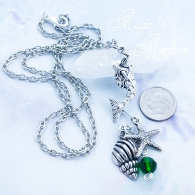 Ocean treasure mermaid necklace